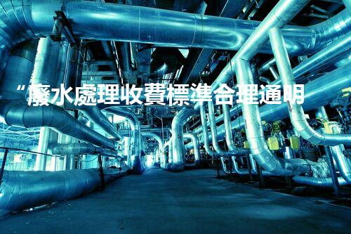 “廢水處理收費標準合理通明，助力綠色環(huán)保事業(yè)蓬勃進展”